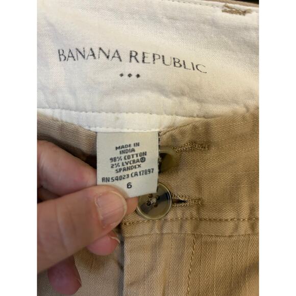 Women’s banana republic midrise khakis size 6 - Picture 2 of 3